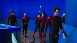 Behind-the-scenes with the three Peter Parker | Spider Man No Way Home