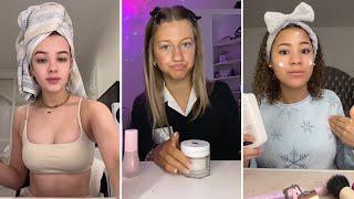 GRWM  ( Get Ready With Me ) Makeup Tutorial Tiktok Compilation ️(Skincare, Makeup, Outfits) 464