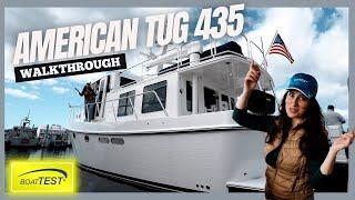 Explore the American Tug 435 with Capt. Boomies | Walkthrough BoatTEST