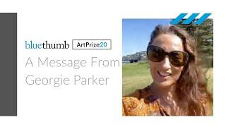 A Message From Georgie Parker for the Bluethumb Art Prize 2020