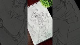 Tutorial: Vishnu Ji's Varaha Avatar drawing|| Lord Varaha drawing|| #shorts