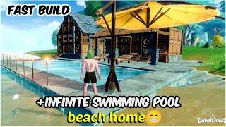 dawnlands:- beach house fast build ( infinite pool)