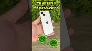 How Many Bacterias On An iPhone? #apple #appleiphone #iphone #iphone6 #iphone15 #iphone16