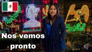 ADIÓS MÉXICO LINDO  ME DESPIDO EN EL ZÓCALO de CDMX | 4K | Celinaz El Salvador