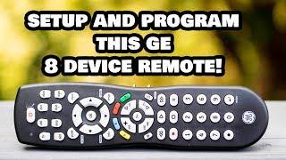 Setup and Program this 8 Device GE Remote to Any Device!