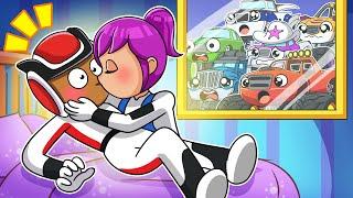 AJ X Gabby Secretly Kissing!? - Blaze and the Monster Machines Animationo