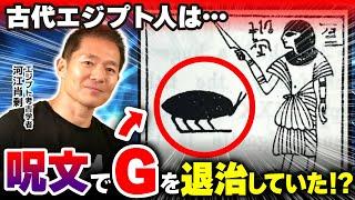 【驚愕】ゴキブリ退治の呪文があった!? 古代エジプトのトリビア4選（ミイラ・ツタンカーメン・呪い・歴史・遺跡・考古学・ミステリー）