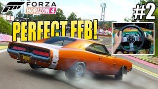 PERFECT FFB FOR DRIFT/RACE! | MY WHEEL SETTINGS - Forza Horizon 4 W/Logitech G27 + Excelvan Q8 4K #2