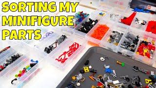 Sorting ALL of my LEGO Minifigure Parts Collection