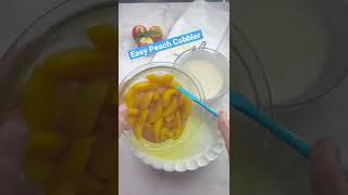 Easy Peach Cobbler