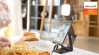 Phone Holder with Fill Light Stand丨Blitzwolf TS6 - Banggood New Tech