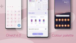 How to Enable Dynamic Palette theming in OneUI 6.0 | OneUI | AndroRadar