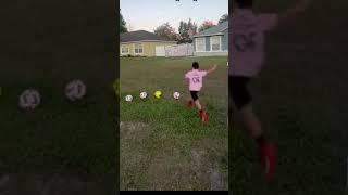 Kid was trying to free kick. Fail lol #soccer #fail #worldcup #niche