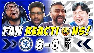 CHELSEA FANS ECSTATIC  REACTION TO CHELSEA 8-0 NOAH | CONFERENCE LEAGUE FAN REACTIONS