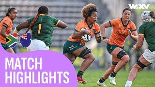 Wallaroos win in Cape Town  | South Africa v Australia | Highlights | WXV 2