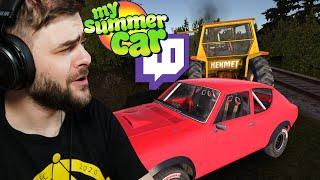 Muszę holować Satsumę do mechanika - My Summer Car (Live)