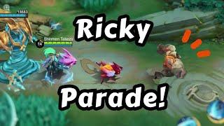 Joining The Ricky Parade For The First Time | Alpha Mobile Legends Shinmen Takezo