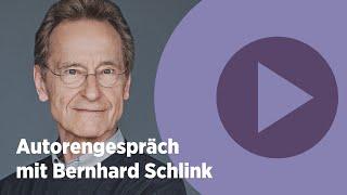 Autorengespräch mit Bernhard Schlink über »Das späte Leben«