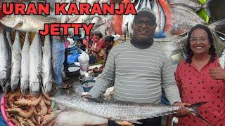 करंजा डॉक होलसेल फिश मार्केट/Wholesale Fish Market In NaviMumbai/Uran Karanja Jetty/उरण करंजा जेट्टी