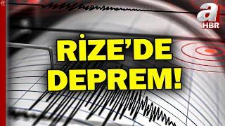 Rize'de Hemşin'de 4,7'lik Korkutan Deprem! | A Haber