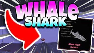 How To CATCH Your FIRST Whale Shark In FISCH    ROBLOX