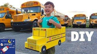 DIY School Bus For Kids | Learning School Buses For kids