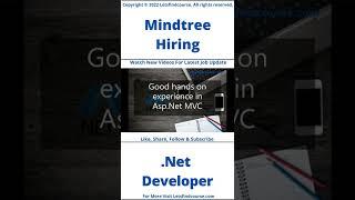 Mindtree Hiring .Net Developer #youtubeshorts #shorts