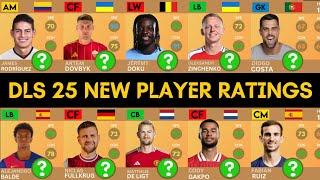 DLS 25 | New update players rating in dls 25 (Part 2)