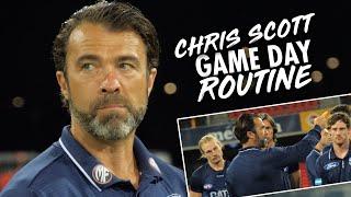 Want to know what Chris Scott's game day looks like?