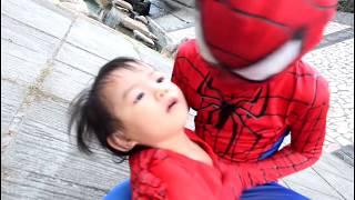 （喪屍老爸微電影）蜘蛛女孩01 Spider Girl 1。勇敢。