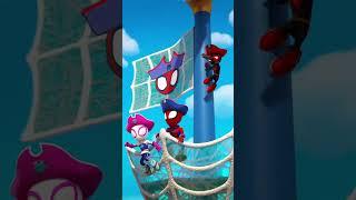 Sail to the "Webs Ahoy" song with Spidey and friends! ‍️ #SpideyandhisAmazingFriends #DisneyJr