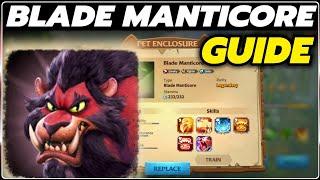 call of dragons - Blade manticore build & Guide | Best cavalry pet?