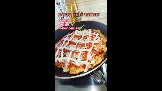 RESEP PIZZA ROTI TAWAR TEFLON