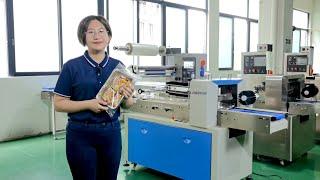 Landpack Helen introduces the Automatic Horizontal Flow Wrap Packaging Machine with Tray Packing.