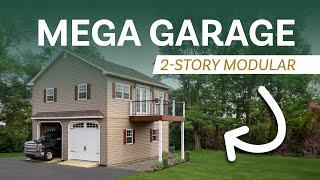 Two-Story Mega Modular Garages - Stoltzfus Structures