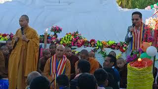 32 feet Buddha statue inaugurate by Ven.Huu Minh Nguyen, Norway and Master Thich Hanh Dinh, Germany