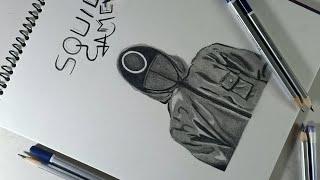 #shorts Squid Game Easy drawing  | #shorts #squidgame  #youtube_shorts | Naaz Sketch Arts