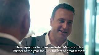 Microsoft UK Partner of the Year 2019 New Signature