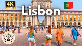 Lisbon, Portugal, Walking Tour   Walking with Subtitles [4K Ultra HD/60fps]