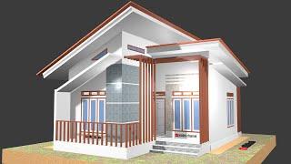 Rumah Modern Masa Depan 2 Kamar Tidur ( 7 m x 9 m ) Tahun 2025
