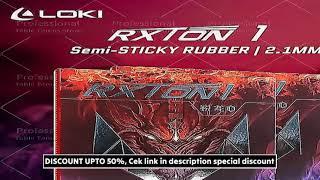 Original LOKI RXTON 1 Table Tennis Rubber Semi-sticky Fast Attack Original WANG HAO LOKI Ping Pong
