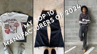 CLOTHING MANUFACTURERS YOU NEED IN 2024 (MY TOP 10 LIST)