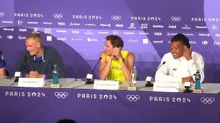 MONDO DUPLANTIS AFTER 6.25M POLE VAULT WORLD RECORD TO WIN GOLD | PRESS CONFERENCE