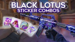 M4A1-S Black Lotus: BEST Sticker Combos in CS2 | Black Lotus Crafts