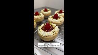 Great British Bake Off: 2024 Bake Along | Pastry Week | Raspberry Pistachio Frangipane Tarts