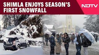 Shimla News | Shimla Turns Into A Winter Wonderland As Fresh Snowfall Delights Tourists