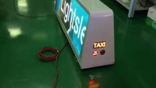 LightS LED Taxi Top Ad Sign Waterproof