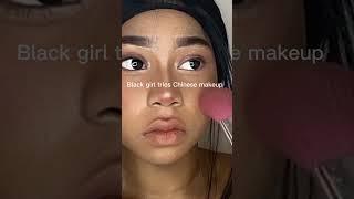 Douyin makeup on darker skin #douyin #makeuptutorial #makeup #fyp #beauty #shorts