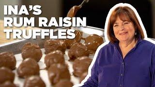 Ina Garten's Rum Raisin Truffles | Barefoot Contessa | Food Network