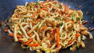 STREET FOOD  asiatico: UDON  Ricetta FACILE e GODURIOSA!!  #extrafood